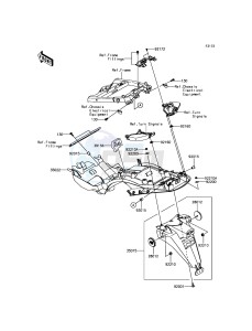 ZZR1400 ABS ZX1400JGF GB XX (EU ME A(FRICA) drawing Rear Fender(s)