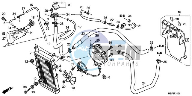 RADIATOR (FJS400D9/FJS400 A)