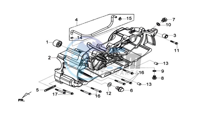 CRANKCASE LEFT