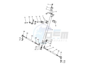 ATV 125 drawing STEERING