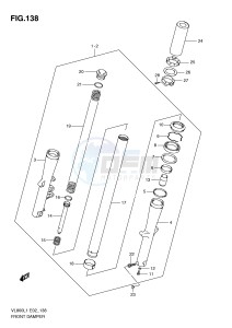 VL800 (E2) VOLUSIA drawing FRONT DAMPER