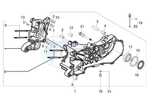 Liberty 50 2t moc drawing Crankcase