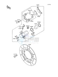 VN 1500 A [VULCAN 1500] (A10-A13) [VULCAN 1500] drawing FRONT BRAKE