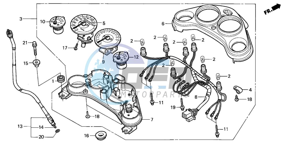 METER (CBR125R/RS/RW5/RW6/RW8)