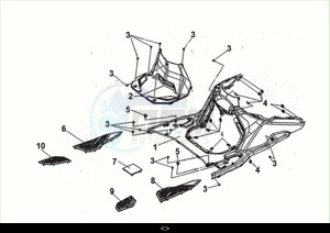 JOYRIDE 300 (LJ30W1-EU) (M2) drawing FLOOR PANEL