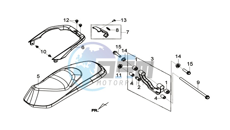 BUDDYSEAT / REAR LUGGAGE FRAME /