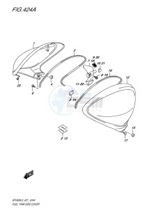 SFV 650 GLADIUS EU drawing FUEL TANK SIDE COVER