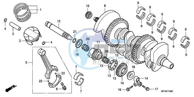 CRANKSHAFT/PISTON