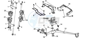 QUADRAIDER 600 drawing VOETBRAKE PEDAL