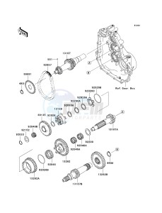 KAF400 A [MULE 610 4X4] (A1) A1 drawing TRANSMISSION