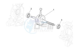 Scarabeo 50 4t 2v e2 drawing Drive shaft