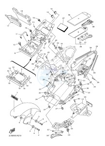 YZF-R6 600 R6 (2CXM 2CXN) drawing FENDER