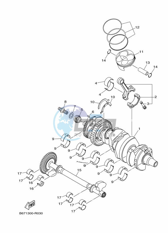 CRANKSHAFT & PISTON