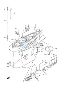 DF 175 drawing Gear Case (C/R)