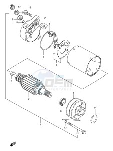 TU250X (E2) drawing STARTING MOTOR