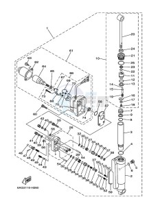 F20SEA drawing POWER-TILT-ASSEMBLY