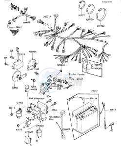 ZX 550 A [GPZ] (A1-A3) [GPZ] drawing CHASSIS ELECTRICAL EQUIPMENT