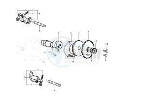 Beverly RST 125 drawing Camshaft