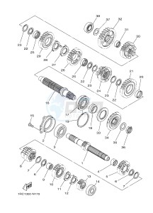 MTN850-A MTN-850-A MT-09 ABS (BS27) drawing TRANSMISSION