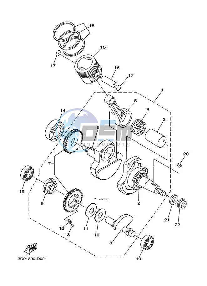 CRANKSHAFT & PISTON