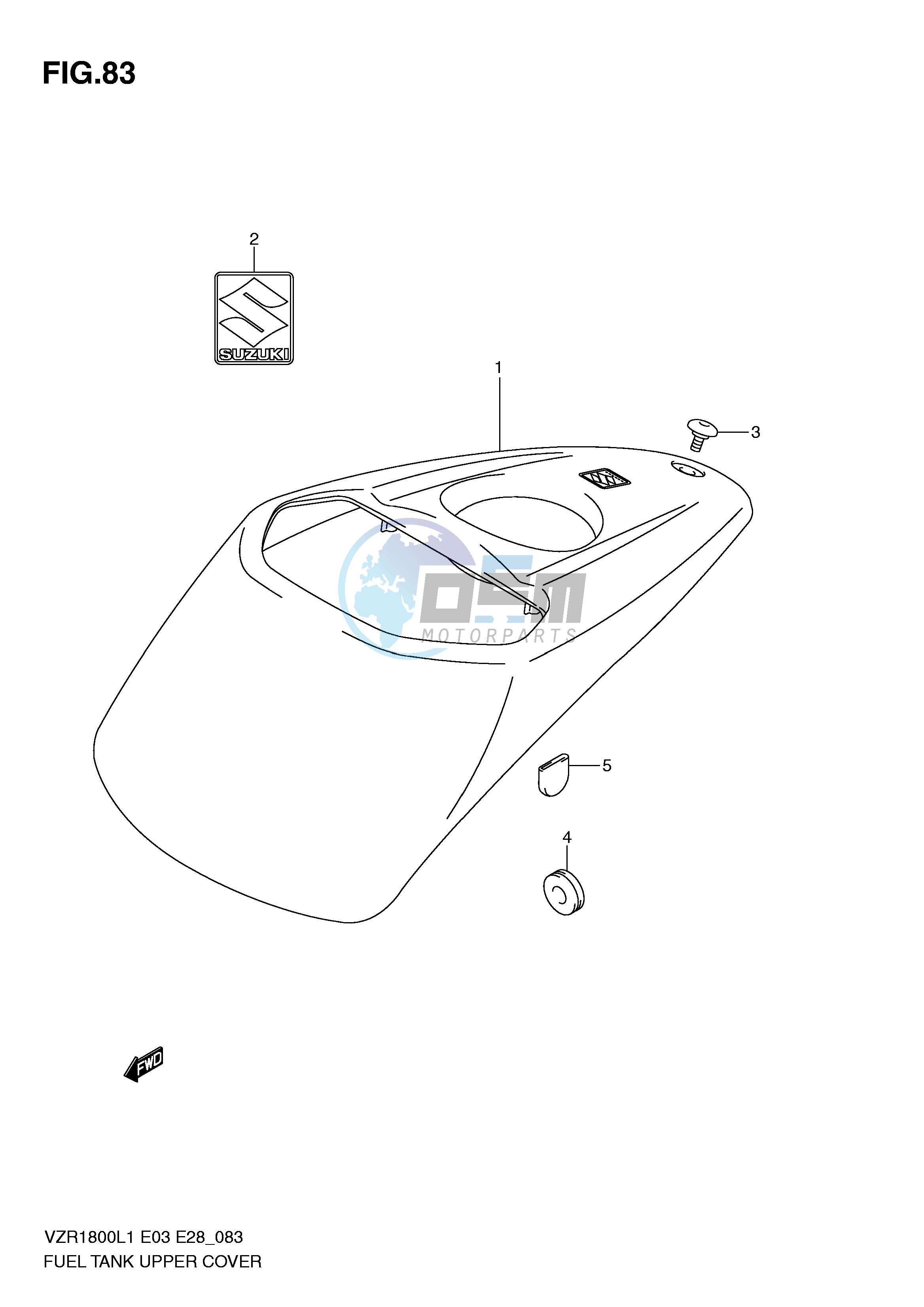 FUEL TANK UPPER COVER