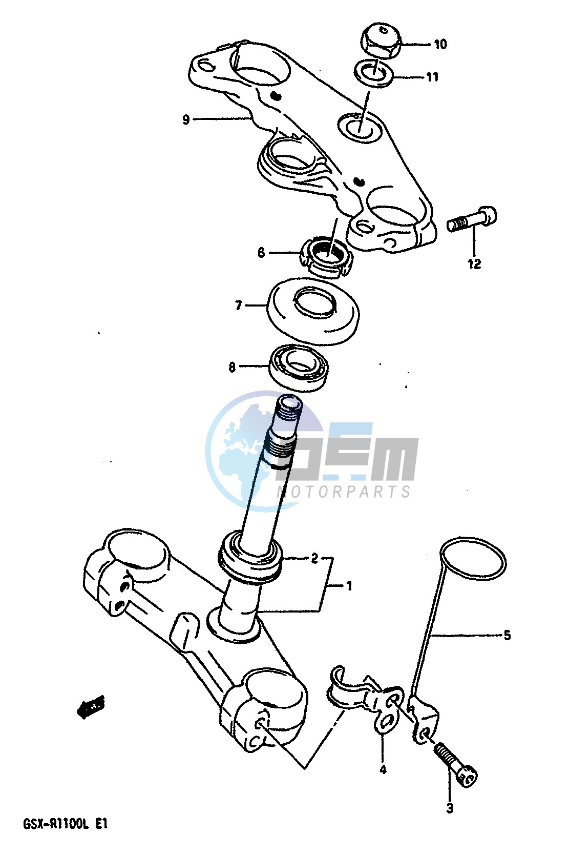 STEERING STEM (MODEL L)