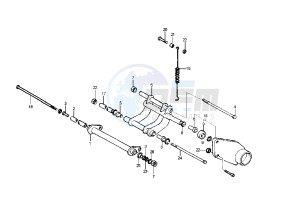 X9 200 drawing Swinging arm