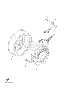 XVS950CU XVS950 XV950 R-SPEC (2DE3) drawing GENERATOR