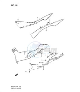 AN400Z drawing SIDE LEG SHIELD (AN400L1 E2)