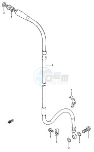 RM125 (E28) drawing FRONT BRAKE HOSE (MODEL L M)