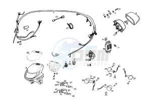 SENDA SM X-RACE - 50 cc drawing WIRING HARNESS