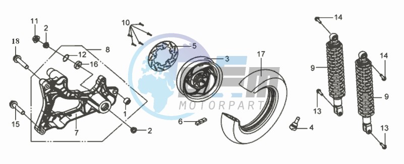 REAR WHEEL / REAR SUSPENSION