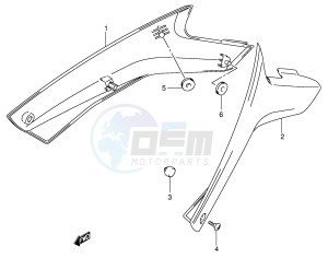 DL1000 (E2) V-Strom drawing FRAME COVER