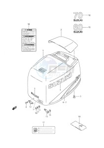 DF 60 drawing Engine Cover