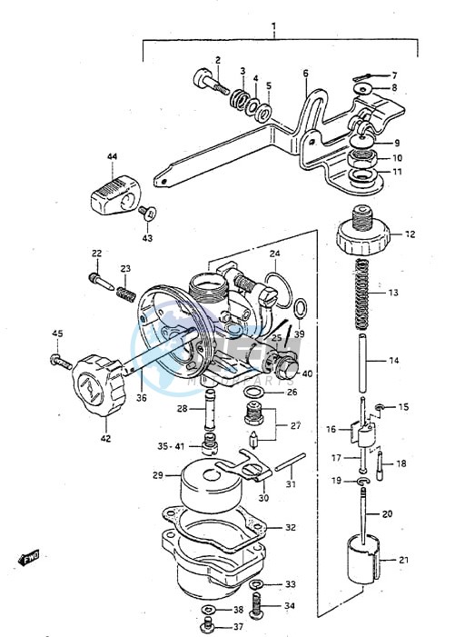 Carburetor (1986 to 1989)