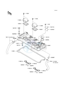 JT 1500 C [ULTRA LX] (C7F-C8F ) C8F drawing CYLINDER HEAD COVER