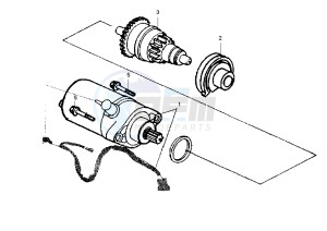 CINDERELLA - 100 cc drawing STARTING MOTOR