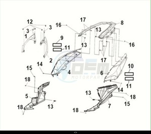 CRUISYM a 300 (LV30W2Z1-EU) (M2) drawing BODY COVER