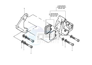 X9 EVOLUTION 250 drawing Brake caliper