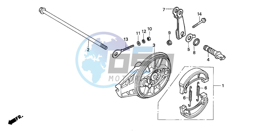 REAR BRAKE PANEL