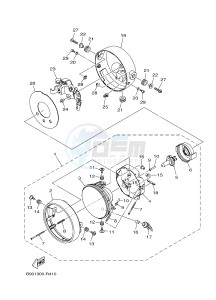 MTM850 MTM-850 XSR900 ABARTH (B90N) drawing HEADLIGHT