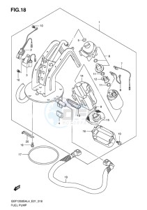 GSF-1250S ABS BANDIT EU drawing FUEL PUMP