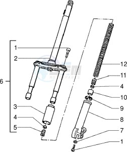 Zip 95 drawing Steering column