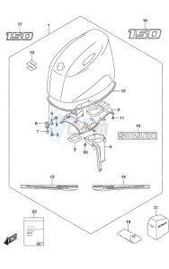 DF 150AP drawing Engine Cover