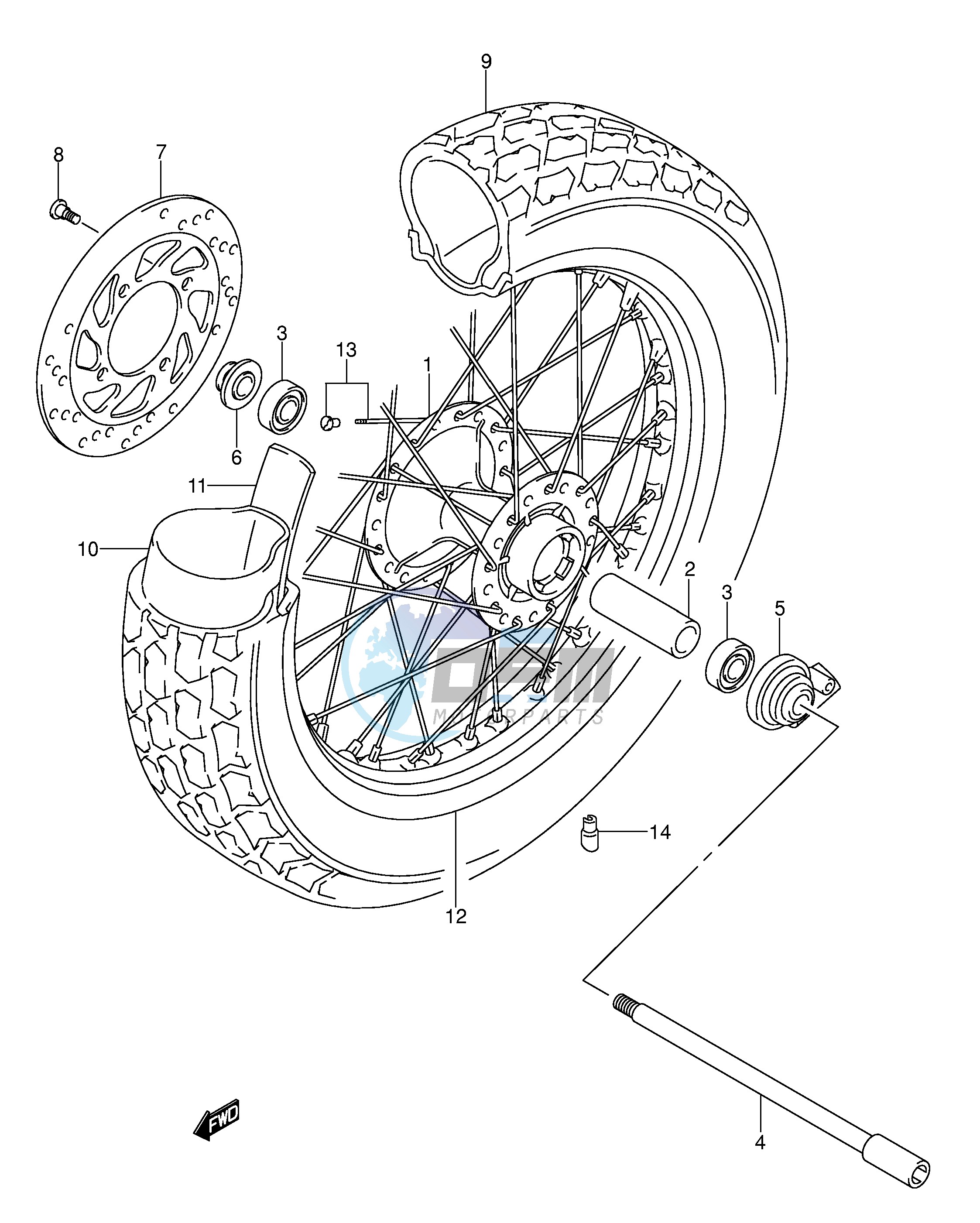 FRONT WHEEL