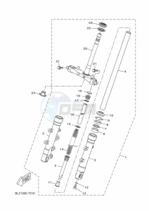 CZD300-A XMAX 300 (BBA4) drawing FRONT FORK