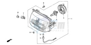 NX2502 drawing HEADLIGHT