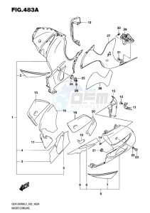 GSX-1300R ABS HAYABUSA EU drawing UNDER COWLING