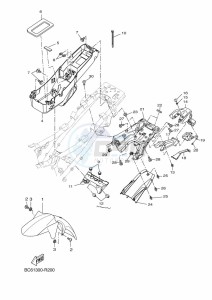 TRACER 700 MTT690-A (B0K2) drawing FENDER