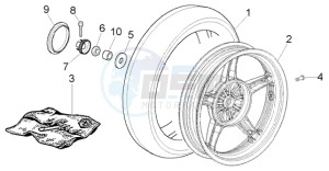 Liberty 125 Leader RST ptt(AU) Austria drawing Rear Wheel